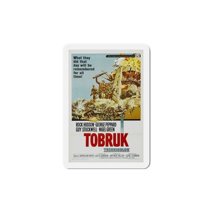 Tobruk 1967 Movie Poster Die-Cut Magnet-6 Inch-The Sticker Space