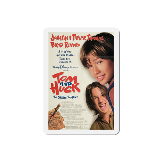 Tom And Huck 1995 Movie Poster Die-Cut Magnet-2" x 2"-The Sticker Space
