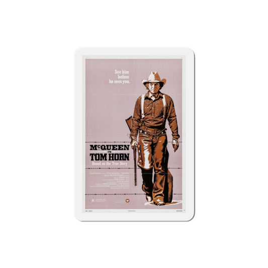 Tom Horn 1980 Movie Poster Die-Cut Magnet-2" x 2"-The Sticker Space