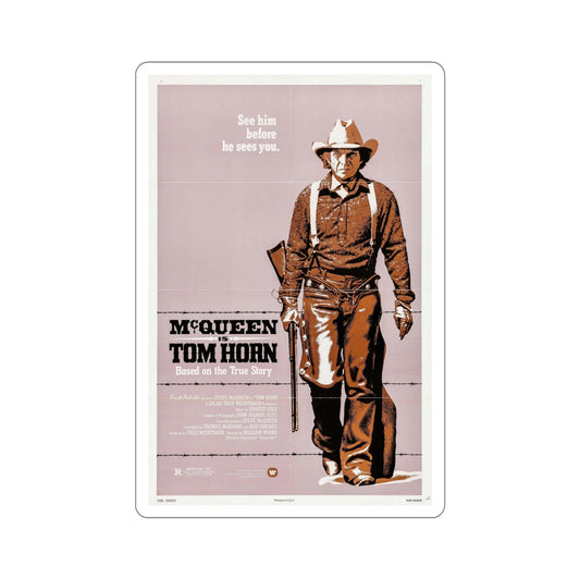 Tom Horn 1980 Movie Poster STICKER Vinyl Die-Cut Decal-6 Inch-The Sticker Space