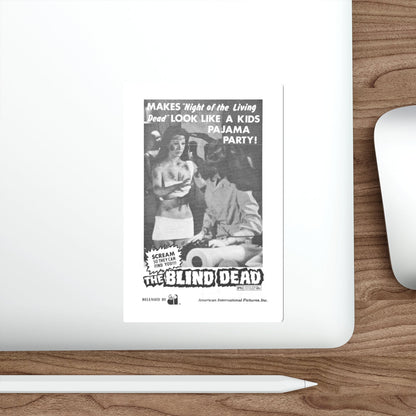 TOMBS OF THE BLIND DEAD (2) 1972 Movie Poster STICKER Vinyl Die-Cut Decal-The Sticker Space