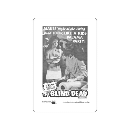 TOMBS OF THE BLIND DEAD (2) 1972 Movie Poster STICKER Vinyl Die-Cut Decal-White-The Sticker Space