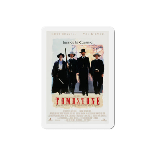 Tombstone 1993 Movie Poster Die-Cut Magnet-2" x 2"-The Sticker Space