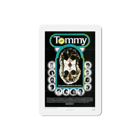 Tommy 1975 Movie Poster Die-Cut Magnet-2" x 2"-The Sticker Space