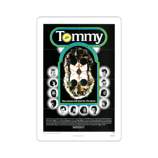 Tommy 1975 Movie Poster STICKER Vinyl Die-Cut Decal-2 Inch-The Sticker Space