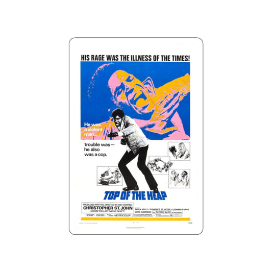 TOP OF THE HEAP 1972 Movie Poster STICKER Vinyl Die-Cut Decal-White-The Sticker Space