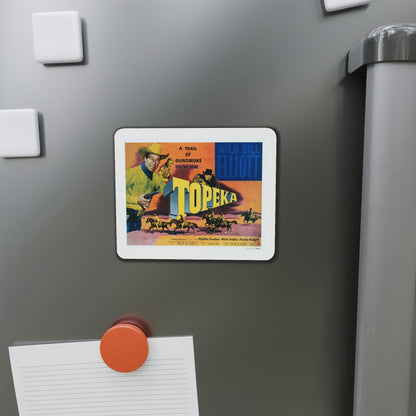 Topeka 1953 Movie Poster Die-Cut Magnet-The Sticker Space