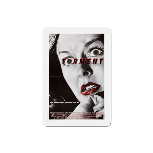 Torment 1986 Movie Poster Die-Cut Magnet-2" x 2"-The Sticker Space