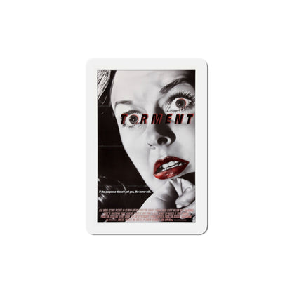 Torment 1986 Movie Poster Die-Cut Magnet-4" x 4"-The Sticker Space