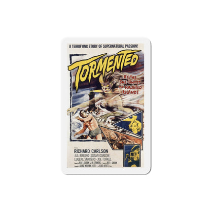 Tormented 1960 Movie Poster Die-Cut Magnet-2 Inch-The Sticker Space