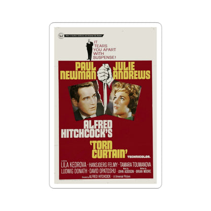Torn Curtain 1966 Movie Poster STICKER Vinyl Die-Cut Decal-2 Inch-The Sticker Space