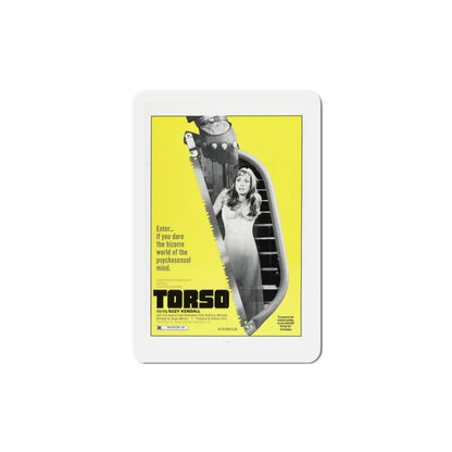 Torso 1973 Movie Poster Die-Cut Magnet-4" x 4"-The Sticker Space