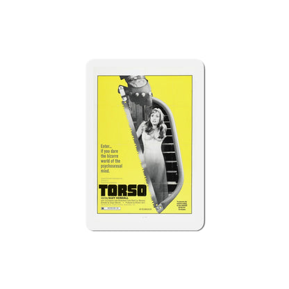 Torso 1973 Movie Poster Die-Cut Magnet-5" x 5"-The Sticker Space