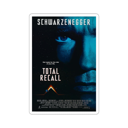 Total Recall 1990 Movie Poster STICKER Vinyl Die-Cut Decal-6 Inch-The Sticker Space