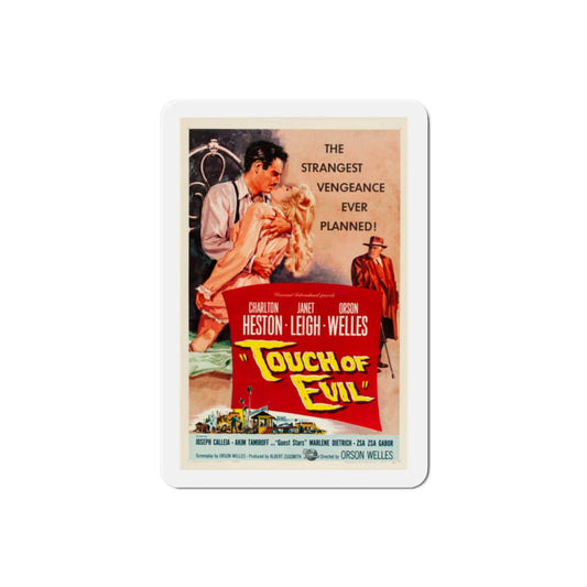 Touch of Evil 1958 Movie Poster Die-Cut Magnet-2 Inch-The Sticker Space