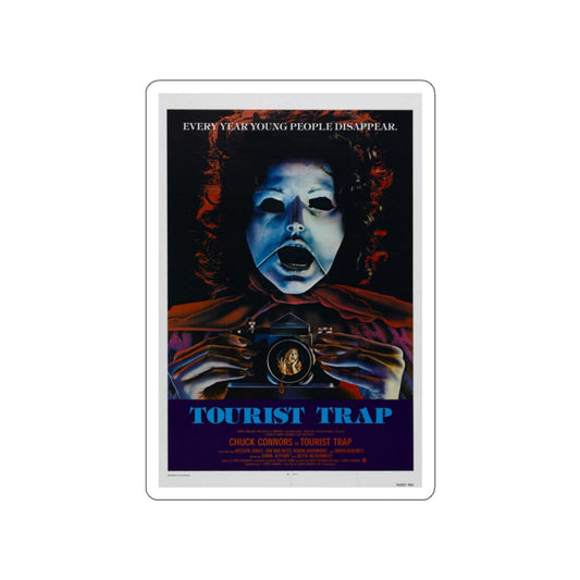 TOURIST TRAP 1979 Movie Poster STICKER Vinyl Die-Cut Decal-White-The Sticker Space