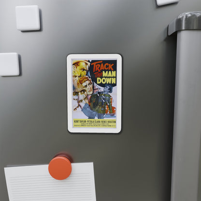 Track the Man Down 1955 Movie Poster Die-Cut Magnet-The Sticker Space