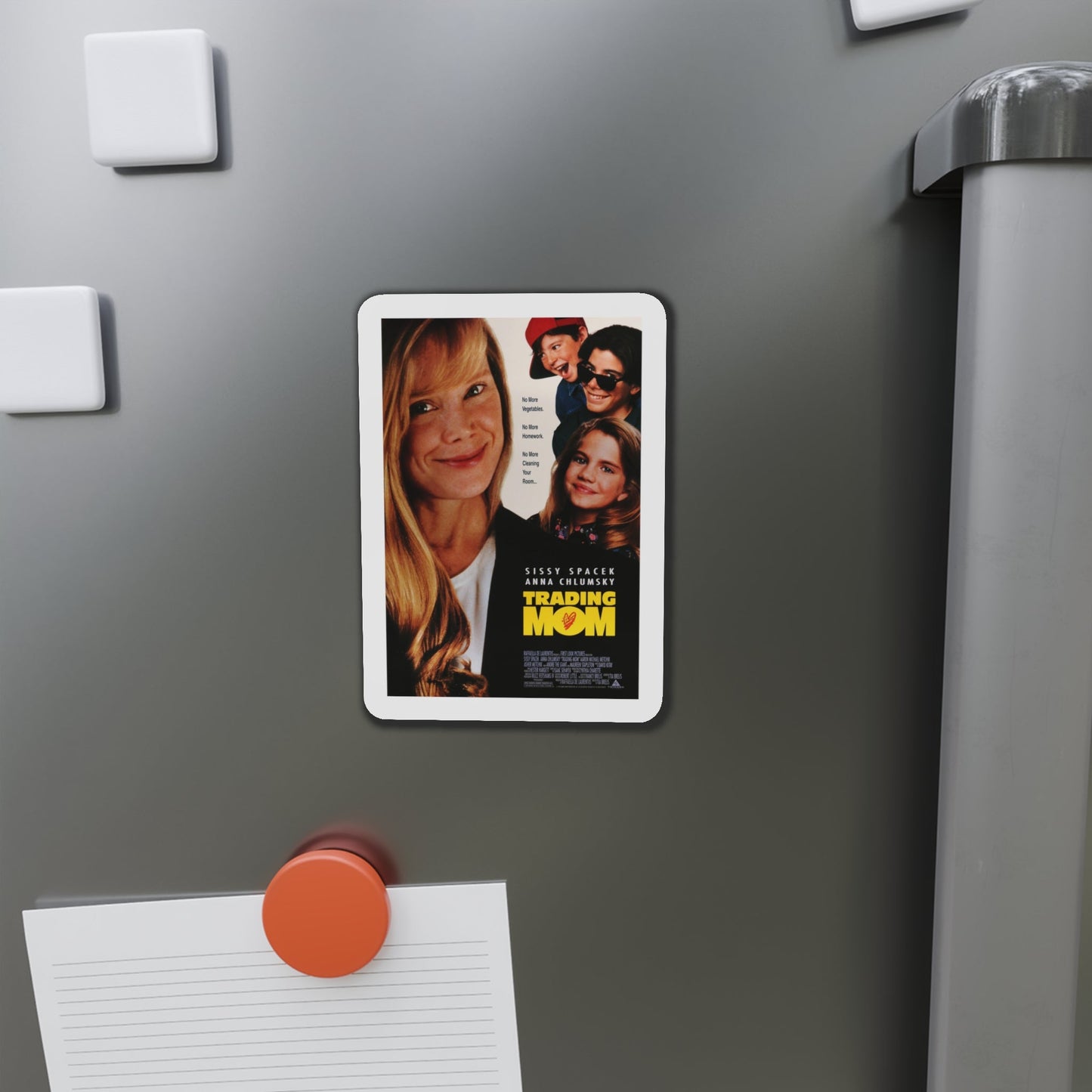 Trading Mom 1994 Movie Poster Die-Cut Magnet-The Sticker Space