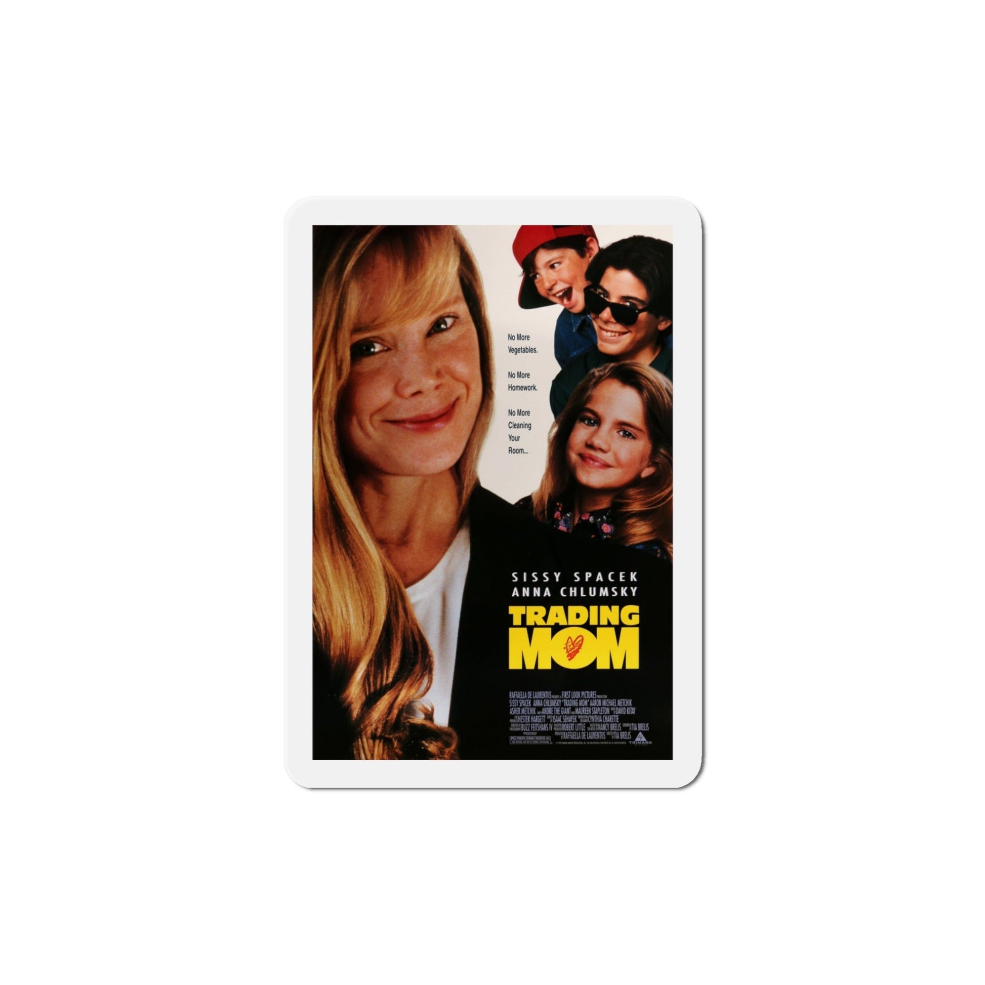 Trading Mom 1994 Movie Poster Die-Cut Magnet-6 Inch-The Sticker Space