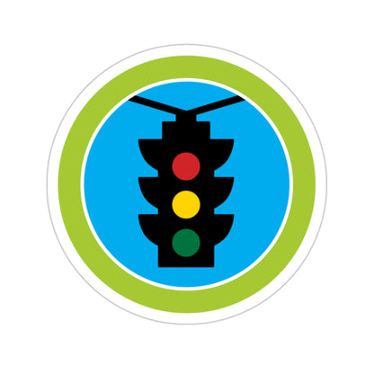 Traffic Safety (Boy Scouts Merit Badge) STICKER Vinyl Die-Cut Decal-2 Inch-The Sticker Space