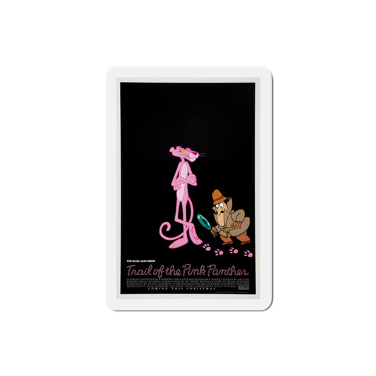 Trail of the Pink Panther 1982 Movie Poster Die-Cut Magnet-2" x 2"-The Sticker Space