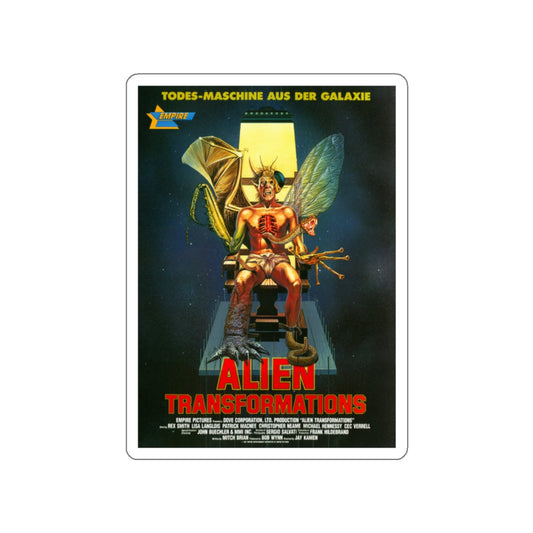 TRANSFORMATIONS 1988 Movie Poster STICKER Vinyl Die-Cut Decal-White-The Sticker Space