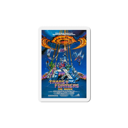 Transformers The Movie 1986 Movie Poster Die-Cut Magnet-6 Inch-The Sticker Space