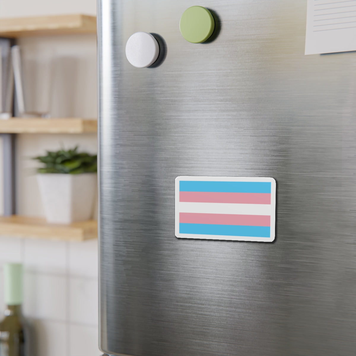 Transgender Pride Flag - Die-Cut Magnet-The Sticker Space
