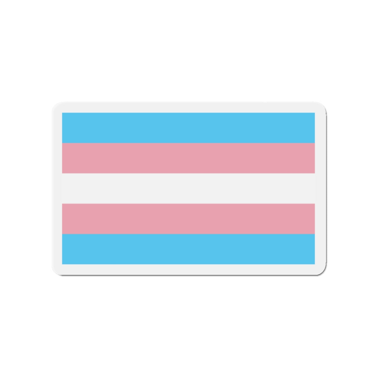 Transgender Pride Flag - Die-Cut Magnet-3" x 3"-The Sticker Space