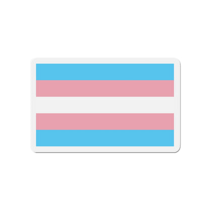 Transgender Pride Flag - Die-Cut Magnet-4" x 4"-The Sticker Space