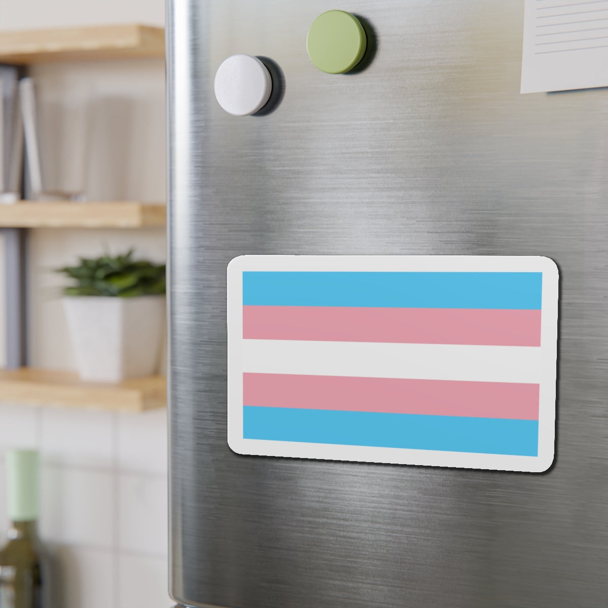 Transgender Pride Flag - Die-Cut Magnet-The Sticker Space