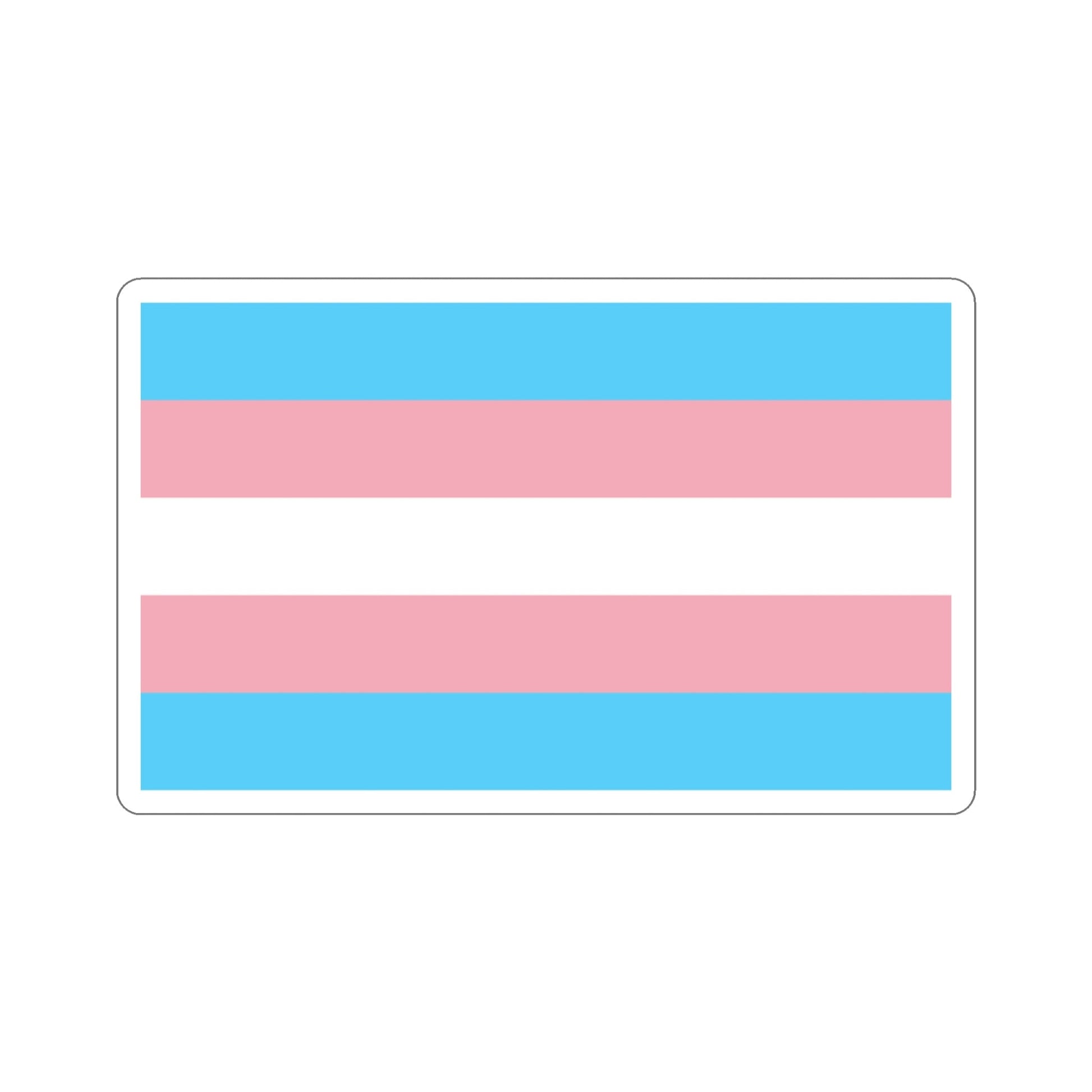 Transgender Pride Flag STICKER Vinyl Die-Cut Decal-3 Inch-The Sticker Space