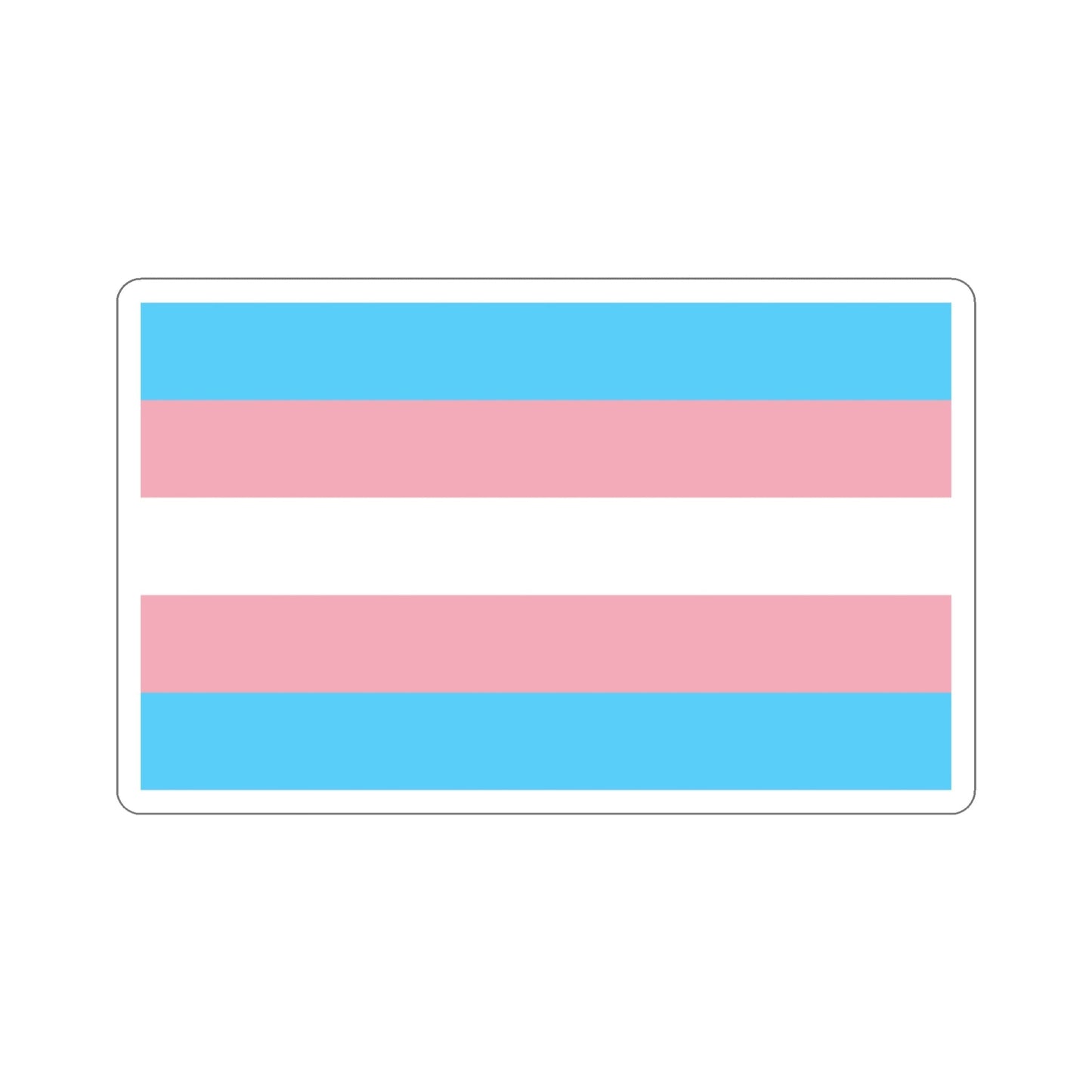 Transgender Pride Flag STICKER Vinyl Die-Cut Decal-4 Inch-The Sticker Space