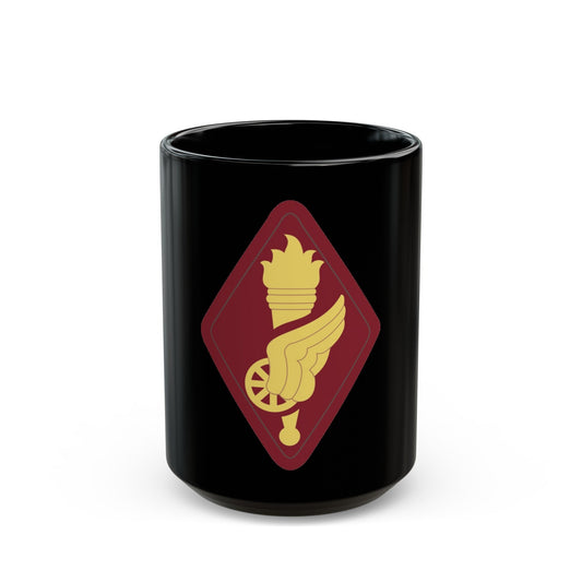 Transportation Center and School (U.S. Army) Black Coffee Mug-15oz-The Sticker Space