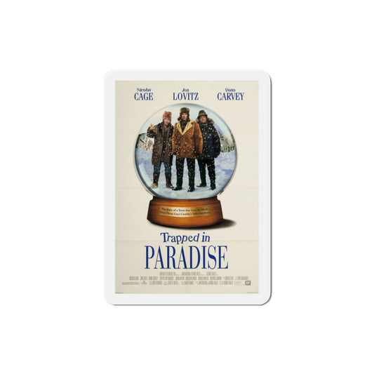Trapped In Paradise 1994 Movie Poster Die-Cut Magnet-3" x 3"-The Sticker Space