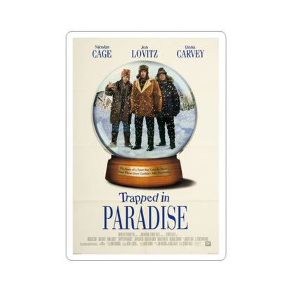 Trapped In Paradise 1994 Movie Poster STICKER Vinyl Die-Cut Decal-2 Inch-The Sticker Space