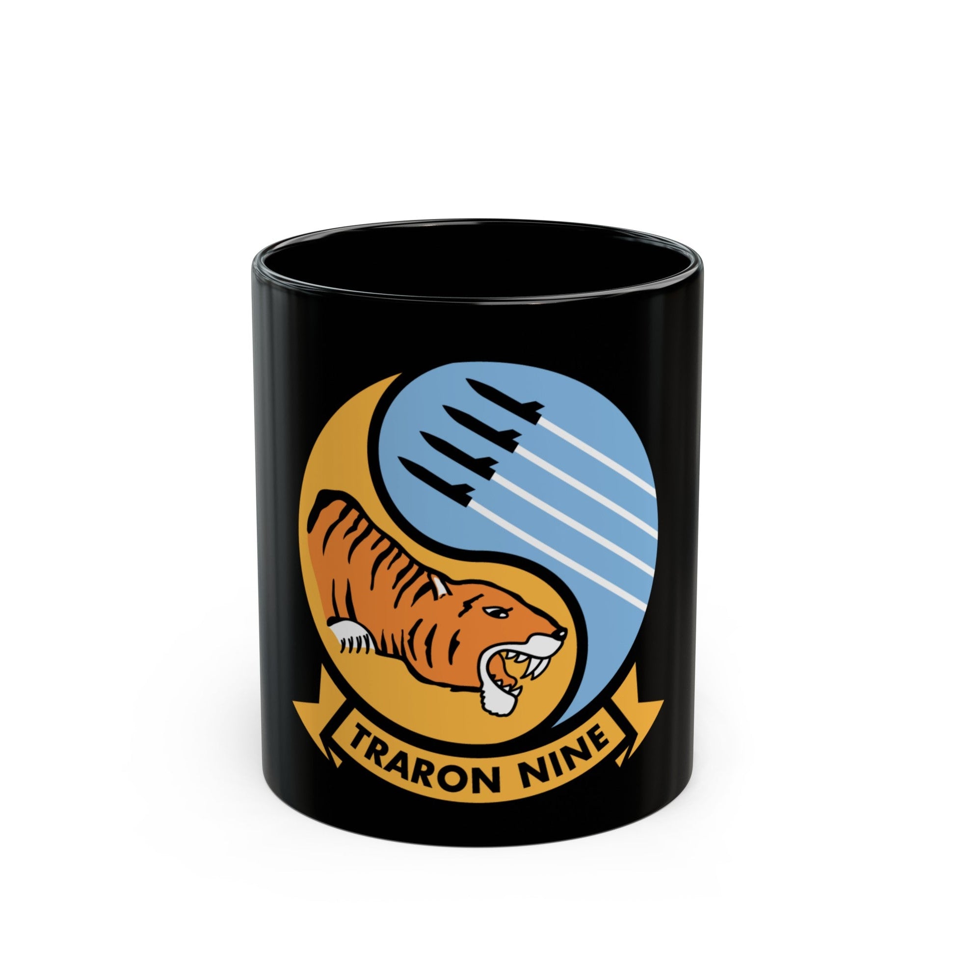 Traron Nine 9 (U.S. Navy) Black Coffee Mug-11oz-The Sticker Space
