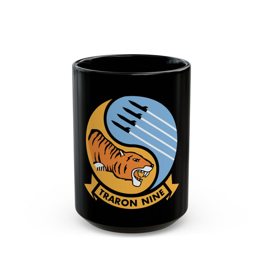 Traron Nine 9 (U.S. Navy) Black Coffee Mug-15oz-The Sticker Space