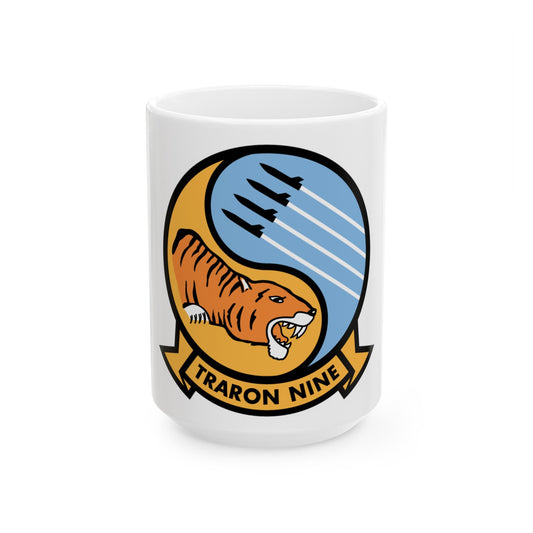 Traron Nine 9 (U.S. Navy) White Coffee Mug-15oz-The Sticker Space