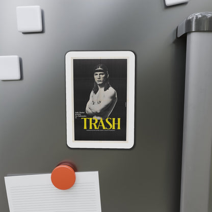Trash 1970 Movie Poster Die-Cut Magnet-The Sticker Space