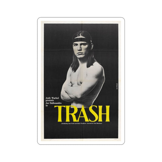 Trash 1970 Movie Poster STICKER Vinyl Die-Cut Decal-2 Inch-The Sticker Space
