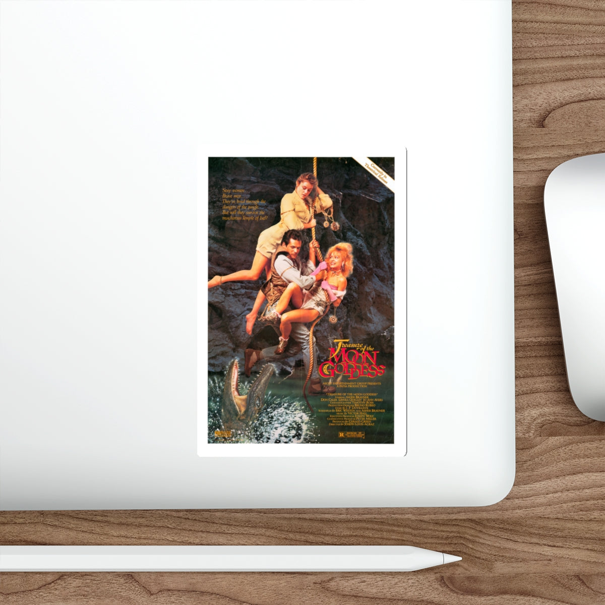 TREASURE OF THE MOON GODDESS 1987 Movie Poster STICKER Vinyl Die-Cut Decal-The Sticker Space