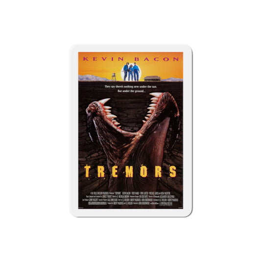 Tremors 1990 Movie Poster Die-Cut Magnet-2" x 2"-The Sticker Space
