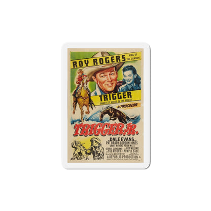 Trigger Jr 1950 Movie Poster Die-Cut Magnet-6 Inch-The Sticker Space