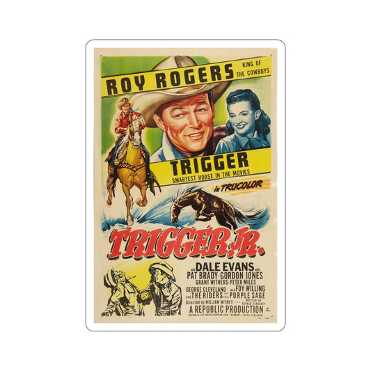 Trigger Jr 1950 Movie Poster STICKER Vinyl Die-Cut Decal-6 Inch-The Sticker Space