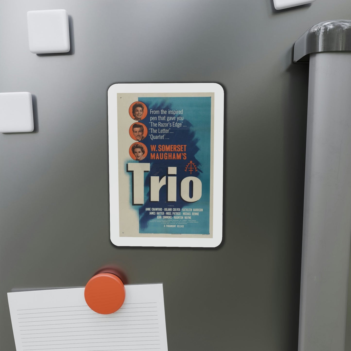 Trio 1950 Movie Poster Die-Cut Magnet-The Sticker Space