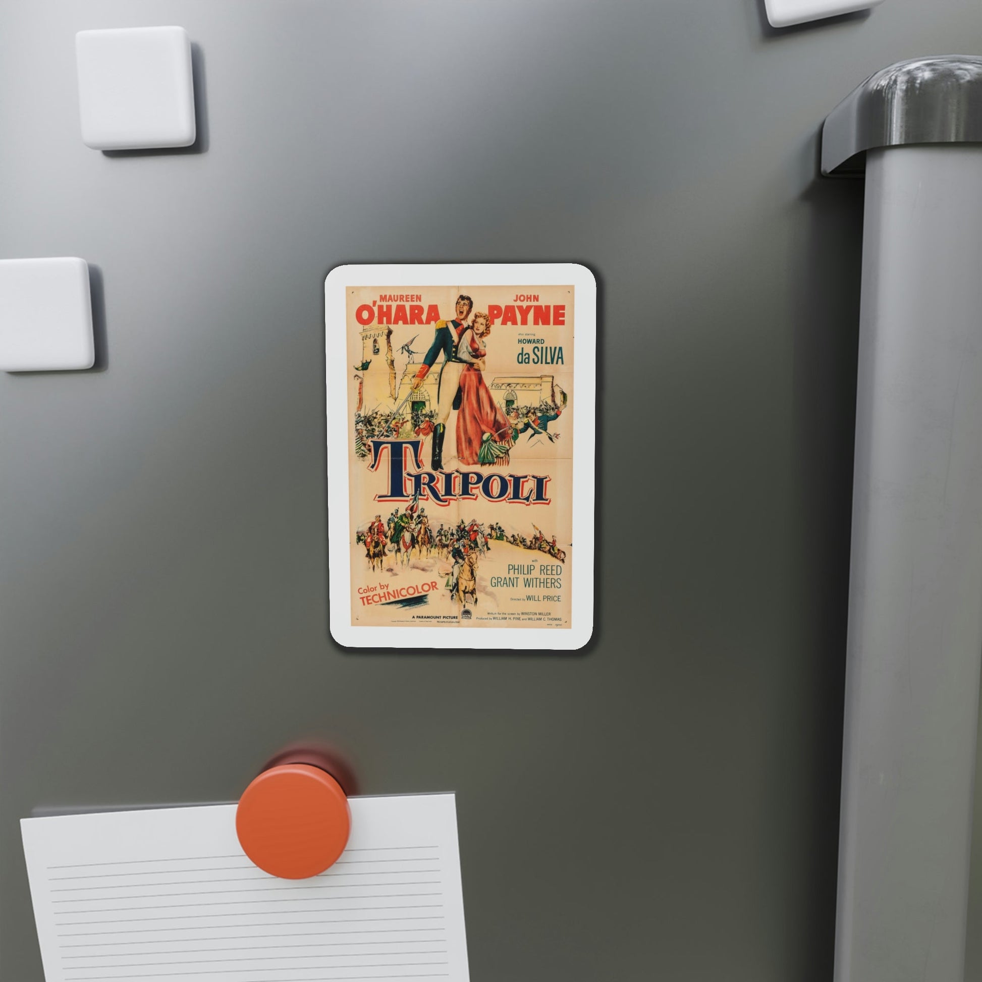 Tripoli 1950 Movie Poster Die-Cut Magnet-The Sticker Space