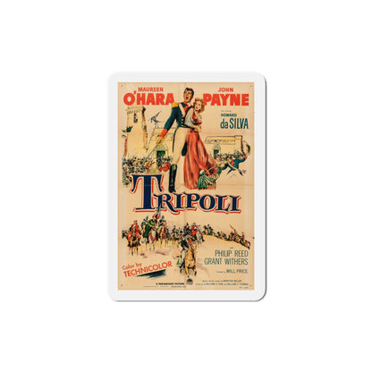Tripoli 1950 Movie Poster Die-Cut Magnet-4 Inch-The Sticker Space