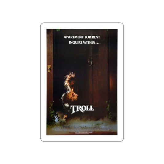 TROLL 1986 Movie Poster STICKER Vinyl Die-Cut Decal-White-The Sticker Space