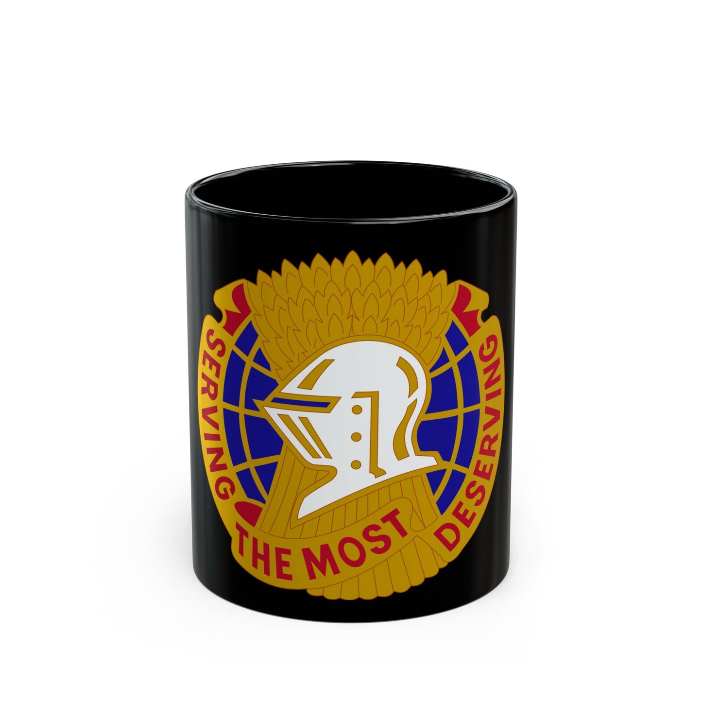 Troop Support Agency (U.S. Army) Black Coffee Mug-11oz-The Sticker Space
